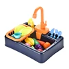 Kitchen Toy Plastic Dish Wash Sink Set Children Simulation Pretend Role Play Housework Kit Early Educational Toys For Children 3