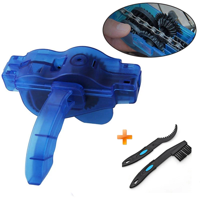 

Bicycle Chain Cleaner Scrubber Brushes Portable Outdoor Bike Gear Grunge MTB Bike Wash Tool Set Cycling Cleaning Tools Kit