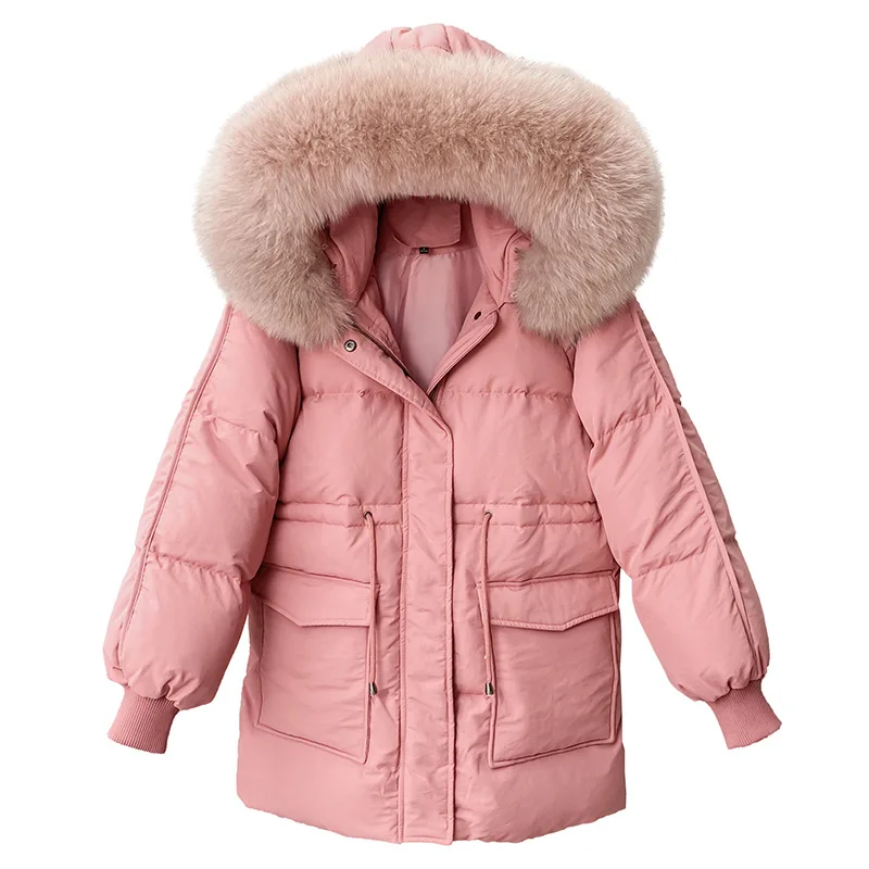 2020 New Winter White Duck Down Jacket Women