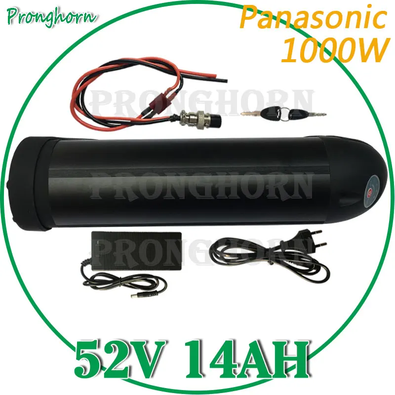 51,8 V электрический велосипед аккумулятор в форме фляжки пакет 750W 1000W для аккумуляторы panasonic 52V 9Ah 10Ah 12Ah 14Ah высокое литиевый блок питания