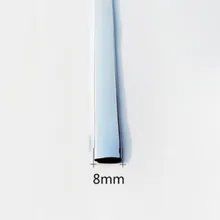 

1 Roll Rubbing Strip Anti-collision Bright Body Car Chrome Plated General