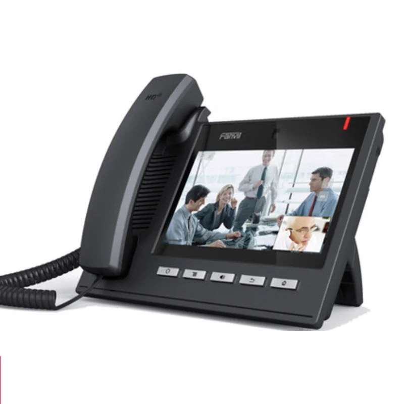 

10pcs/lot Fanvil C600 Enterprise Smart Android Video IP Phone 6 sip lines HD voice 720P office VOIP telephone