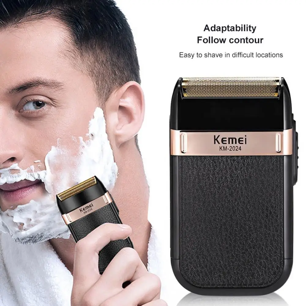 KEMEI Beard Trimmer Shaver Portable travel Razor USB Charging Clippers Hair Cutting Machine Wireless for | Инструменты