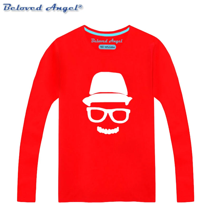 Футболки с длинными рукавами с человеком-пауком для мальчиков и девочек, топы для детей, светящиеся майки, Подростковая футболка для девочек, размер От 3 до 15 лет, светящаяся в темноте