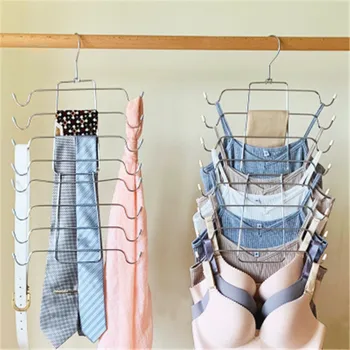 

Funique Underwear Storage Holders Space Saving Hangers Closet Organizer for Tank Top Cami Bra Pajamas Strappy Dress Bathing Suit