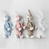 Four Season Baby Rompers Newborn Boys Girls Clothes Rabbit Ear Hooded Jumpsuit infant Costume Fleece Thick Baby Romper pajamas 4