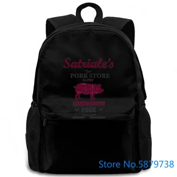 

The Sopranos Satriales Pork Store New Jersey Gangster Mobster TV Tony Leisure women men backpack laptop travel school adult