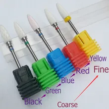 20 шт./компл. грубой+ Точный керамический сверло для ногтей машина удаления лак для ногтей для удаления мозолей пламени бит инструменты 3/3" Круглый ребристый гвоздь с инструментами