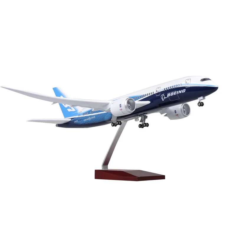 

43cm1:130 Boeing B787 Model Aircraft Civil Aircraft 787 Prototype Simulation Gift Fuselage Length Plane Model Diecast Aircraft
