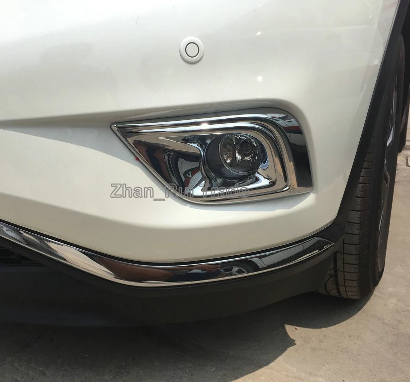 Для Nissan MURANO 2015 2016 2017 ABS Хром передний противотуманный светильник крышка лампы
