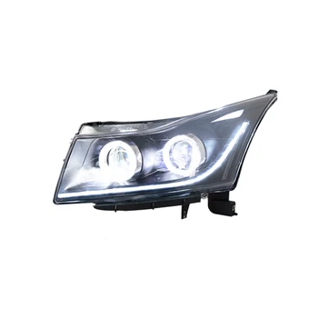 

Car Styling Head Lamp for Chevrolet Cruze led headlights 2009-2015 angel eye led drl H7 hid Bi-Xenon Lens High Low Beam Parking