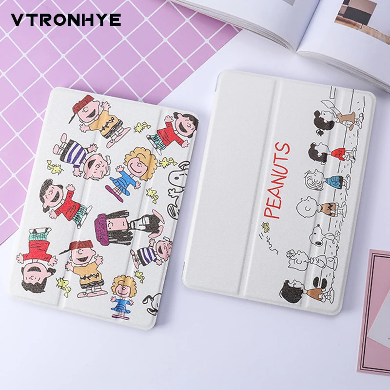 

Lovely Cartoon PU Leather Cover for IPad Air 4 10.9" 2020 Air 3 10.2 Case 2019 Pro 10.5 Mini 4 5 Air 1 2 Auto Sleep Smart Cover