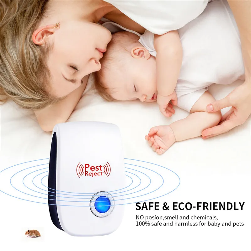 6 шт. мини репеллент ультразвуковой отпугиватель вредителей электронная