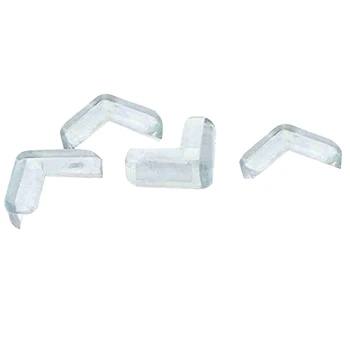 

4 Pieces Clear Safety Soft Plastic Table Desk Corner Guard Protector