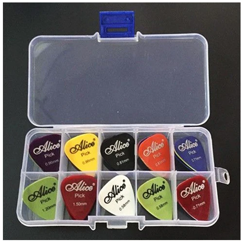 Гитара Alice pick 1 коробка корпус 40 шт. медиатор plectrum mix 0,58-1,5