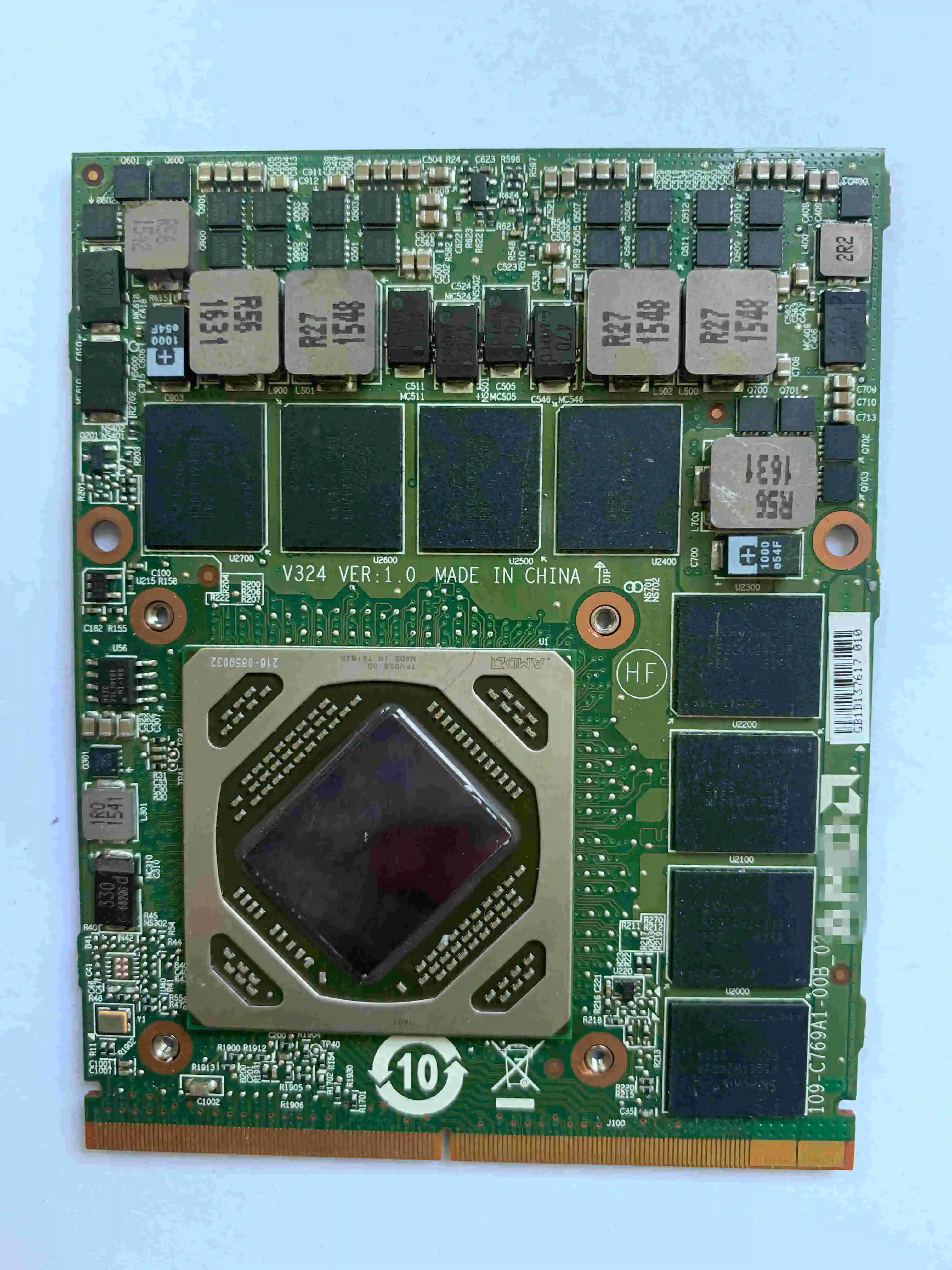 V324 Ver 1.0 Per Dell Precision 7710 7720 Firepro W7170M R9 M390X 4Gb 5Whcd 05Whcd Gpu Scheda Video Gpu Tesed Ok