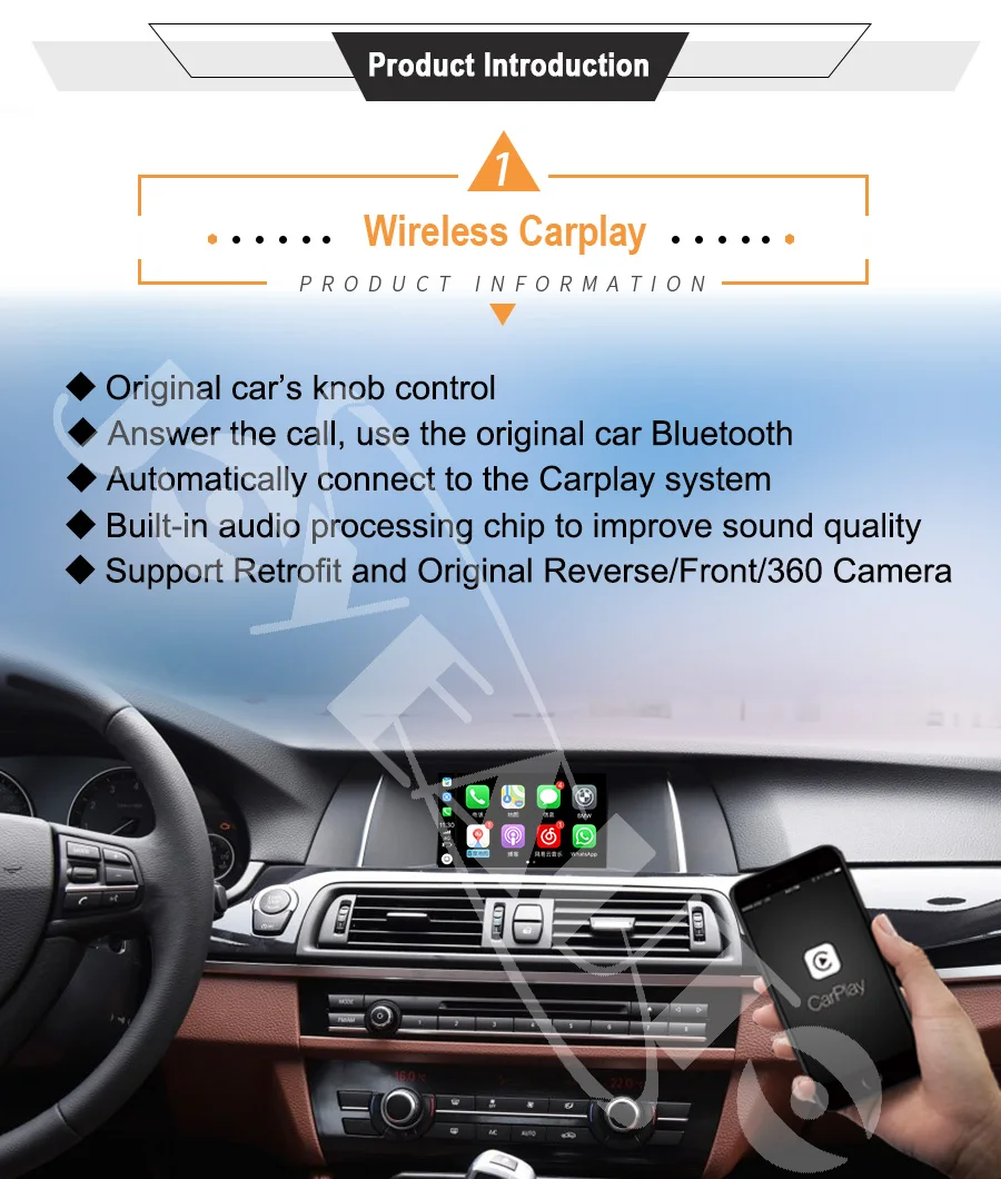 Joyeauto WI-FI Беспроводной Apple Carplay автомобильный игровой Android авто для BMW НБТ на возраст 1, 2, 3, 4, 5, 7 серия X3 X4 X5 X6 мини F10 F15 F16 F30 F48