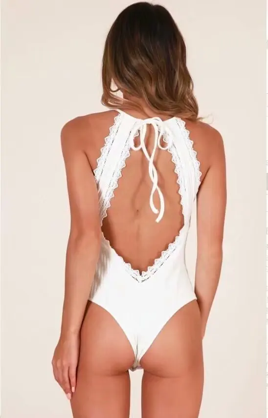 Осенний стиль Модный цельный комбинезон с лямкой на шее AliExpress