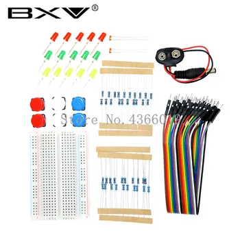 

Starter Kit UNO R3 Mini Breadboard LED Jumper Wire Button for arduino Diy Kit