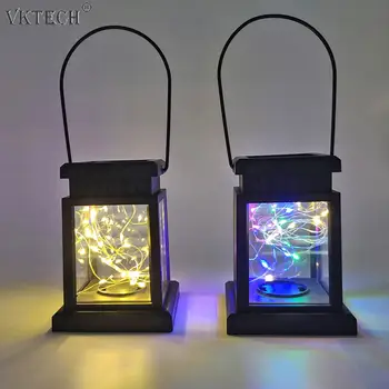 

Solar Light 20 LED Copper Wire Hanging Lamps Lighting Control Sensor Solar Lantern Outdoor Garden Yard Party Decoration