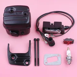 Bobine d'allumage de silencieux d'échappement, pièce de rechange pour Husqvarna 340 345 346XP 350 351, bougie d'allumage 