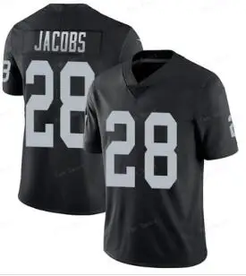 Мужские Детские Молодежные 84 Antonio коричневые 28 Josh Jacobs 4 Derek Carr 34 Bo Jackson 75 Howie Long 96 Clelin Ferrell футбольные майки - Цвет: 9