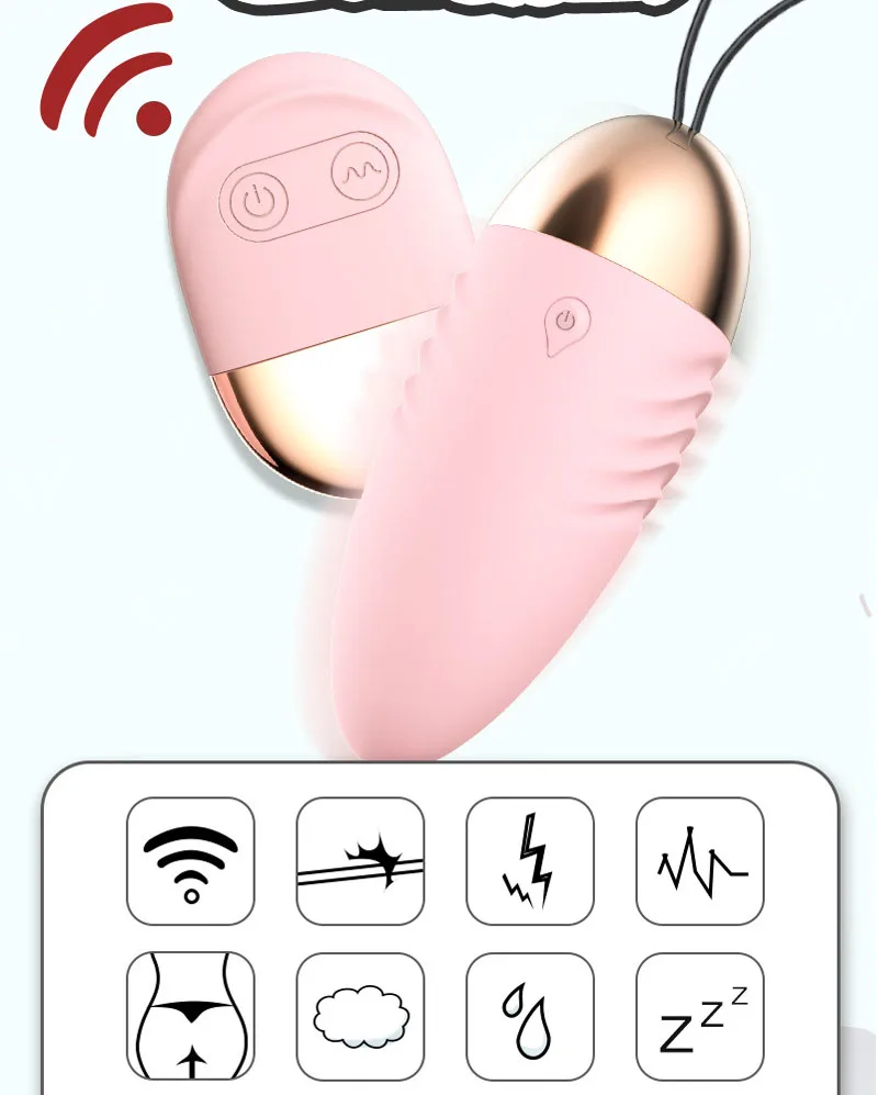10M Kegel Exerciser Wireless Jump Egg Vibrator Egg Remote Control Body Massager for Women Adult Sex Toy Sex Product Wife gifts Hc1ec24a4d16b43b98e14628be79ce685c