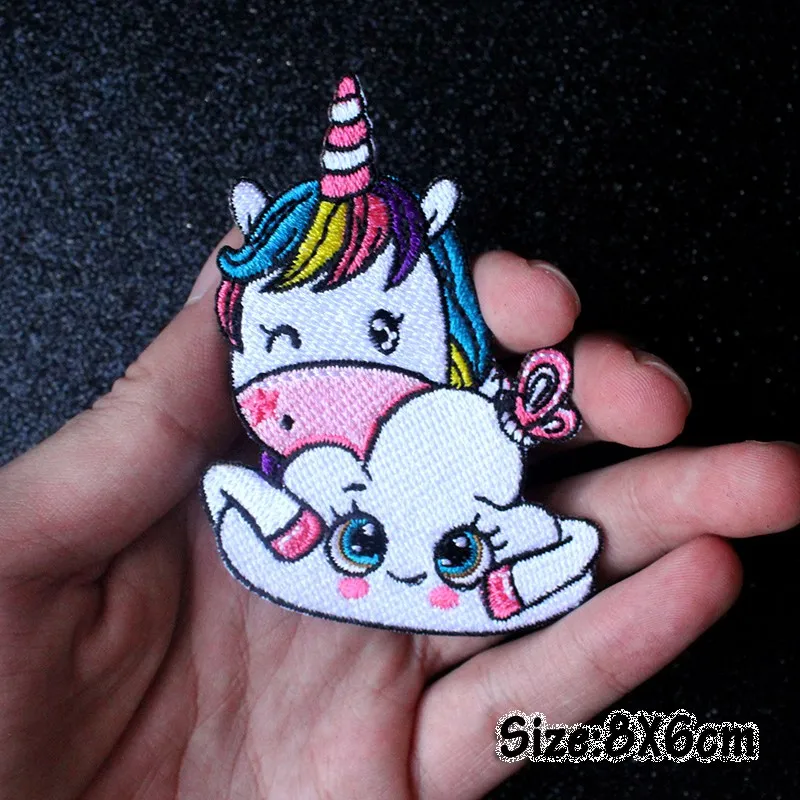 ND-PE4210CT Nicediy Anpanman мультфильм патч, вышитые патчи для одежды нашивка единорога гладить на одежду нашивки в полоску швейная аппликация - Цвет: ND-PE4210CT