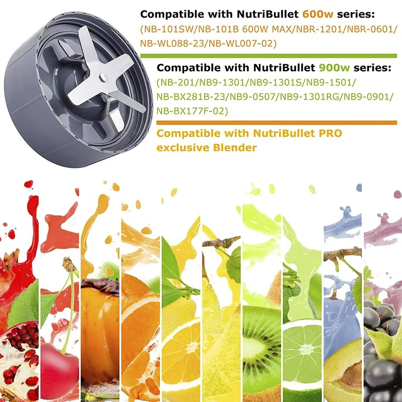 Blade Replacement For Nutribullet Nutri Bullet NB-101B NB-101S 600W 900W  2-Pack