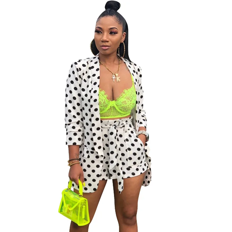 jacket short set