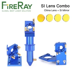 Fireray K Series CO2 Laser Head Set D12mm 18mm 20mm for 2030 4060 K40 Co2 Laser Engraving and Cutting Machine
