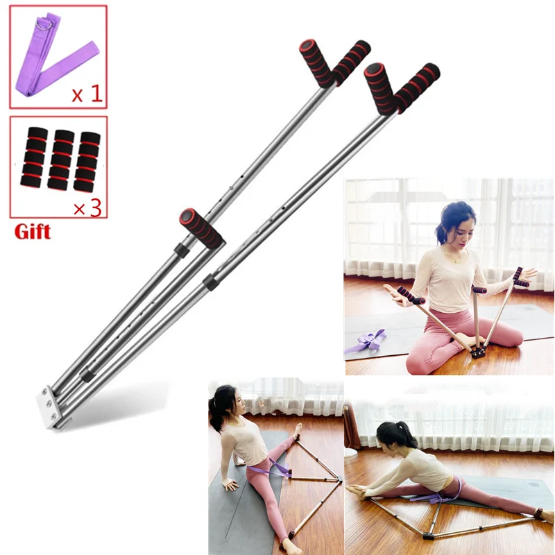 3 Bar Leg Stretcher Split Machine Extension Device Stainless Steel Leg  Ligament for Ballet Yoga Exercise Training Equipment