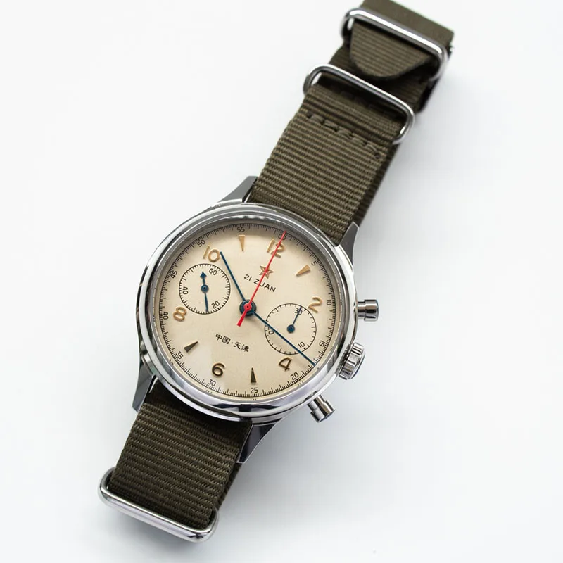 Мужские часы-пилот s 1963, хронограф ST19, мужские часы с сапфировым циферблатом, мужские механические наручные часы Flieger Explorer, стиль NATO