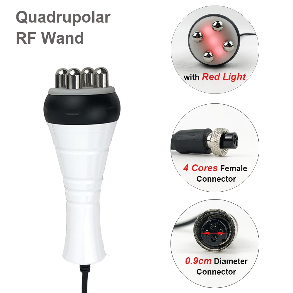 Replace Wands Female Plug 0.9cm RF Replacement for 40KHz Ultrasonic Cavitation Nozzle Weight Loss Beauty Machine 5