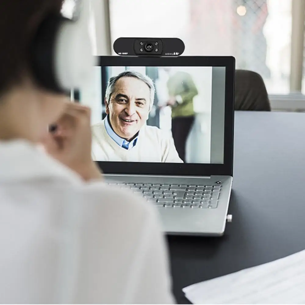 1080P USB2.0 Web Camera Wide Compatibility Auto Focus Computer Laptop Webcams Camera With Noise Reduction Microphone 1080P USB2.0 Web Camera Wide Compatibility Auto Focus Computer Laptop Webcams Camera With Noise Reduction Microphone