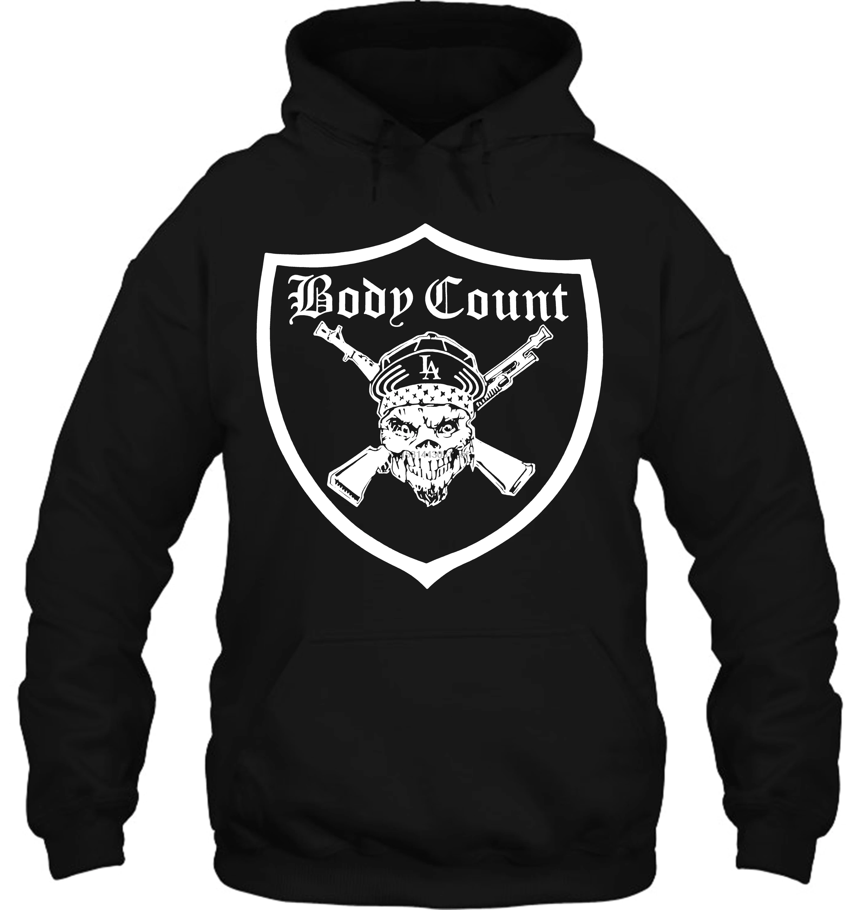 Men Hoodie BODY COUNT SYNDICATE BLACK ICE T RAPCORE HEAVY METAL CYPRESS