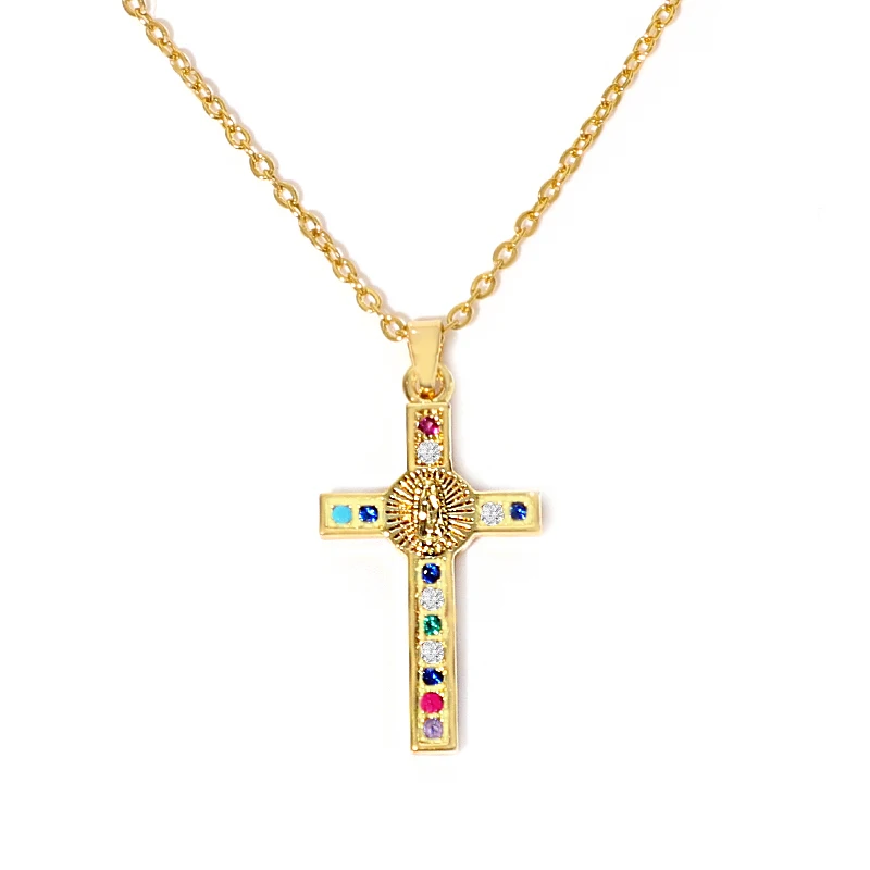 Ожерелье женское из циркония и меди 3 цвета|Ожерелья с подвеской| |