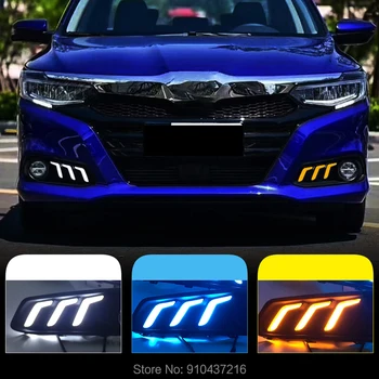 

Daytime running light For Honda Crider 2019 Three colours light guide Turn signal LED Fog light