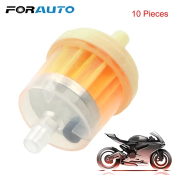 

FORAUTO 10 Piece/Set Motorcycle Oil Filters Motorcycle Scooter Gasoline Filter Motorcycle Accessories Gas Fuel Filter Plastic