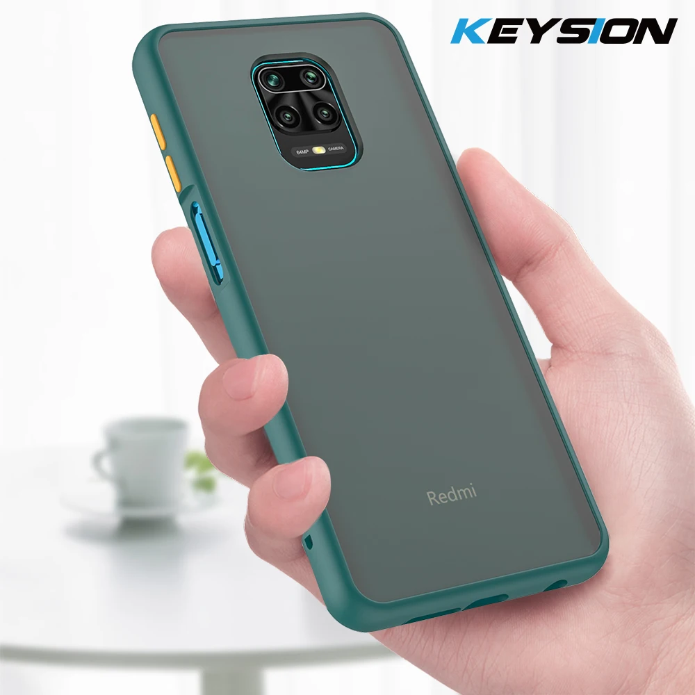 Чехол для телефона KEYSION матовый противоударный чехол Xiaomi Mi 10 Note Lite 9 Pro Max 8 8T 8A 7A K20