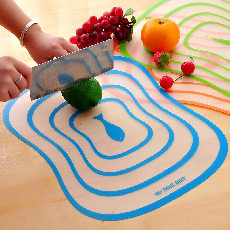 

1pc Plastic Chopping Board Non-slip Frosted Kitchen Cutting Board Vegetable Meat Tools Kitchen Accessories Chopping Board