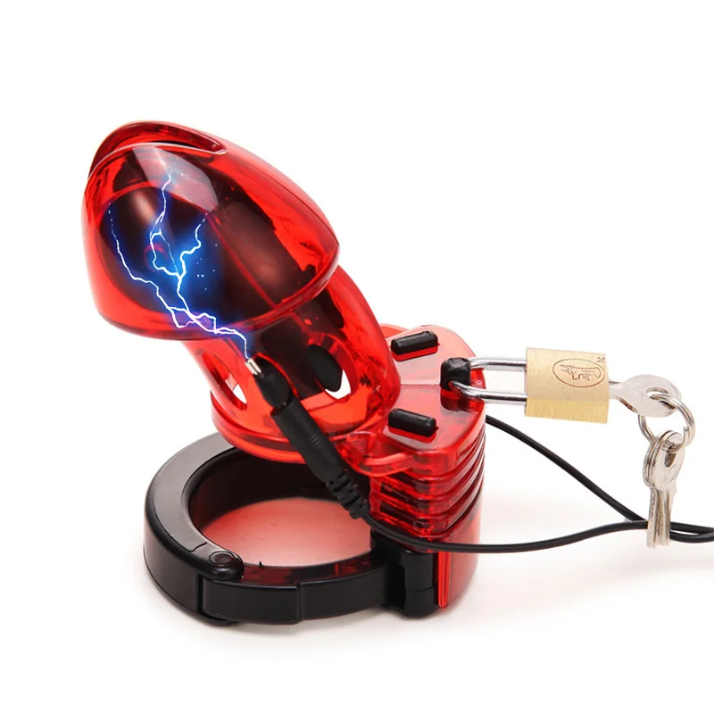 cheap factory outlet store Electric Shock Cock Cage,Electro Shock