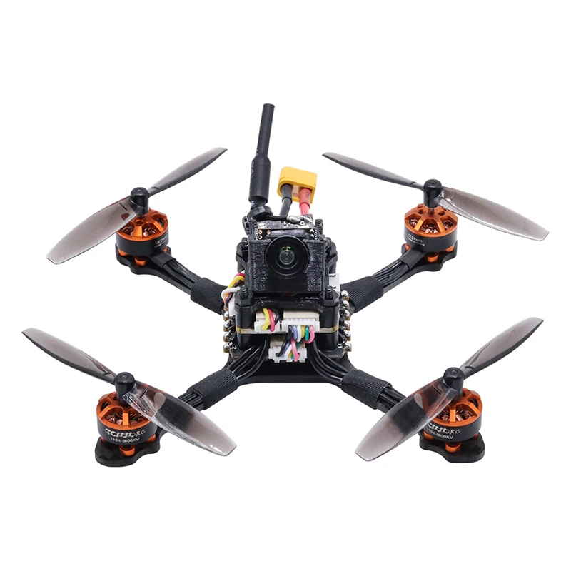 Гоночный пчела 105 мм 2 5 дюйма F411 20A Caddx Beetle 1200TVL 1104 8600KV 3S FPV зубочистка гоночный Дрон