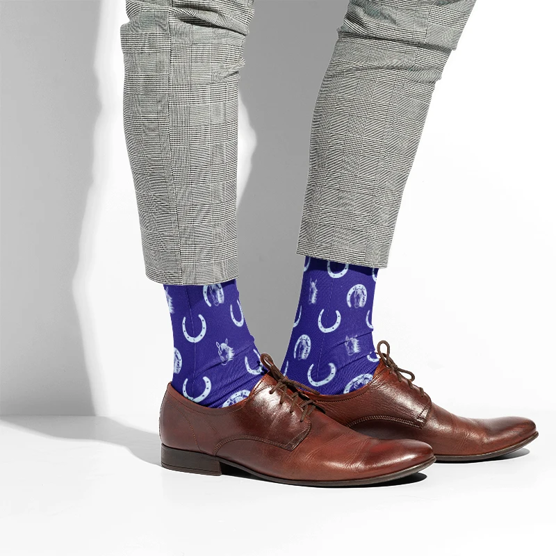 Fashion Horseshoe Cotton Socks For Women Men Leisure Sports Riding Compression Socks High Ankle Autumn Funny Horseshoe Socks Sox Fashion Horseshoe Cotton Socks For Women Men Leisure Sports Riding Compression Socks High Ankle Autumn Funny Horseshoe Socks Sox