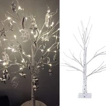 

60cm Ramadan Decorations LED light birch Tree EID Mubarak Tabletop Ornaments Islam Muslim Ramadan Kareem Party home Decor light