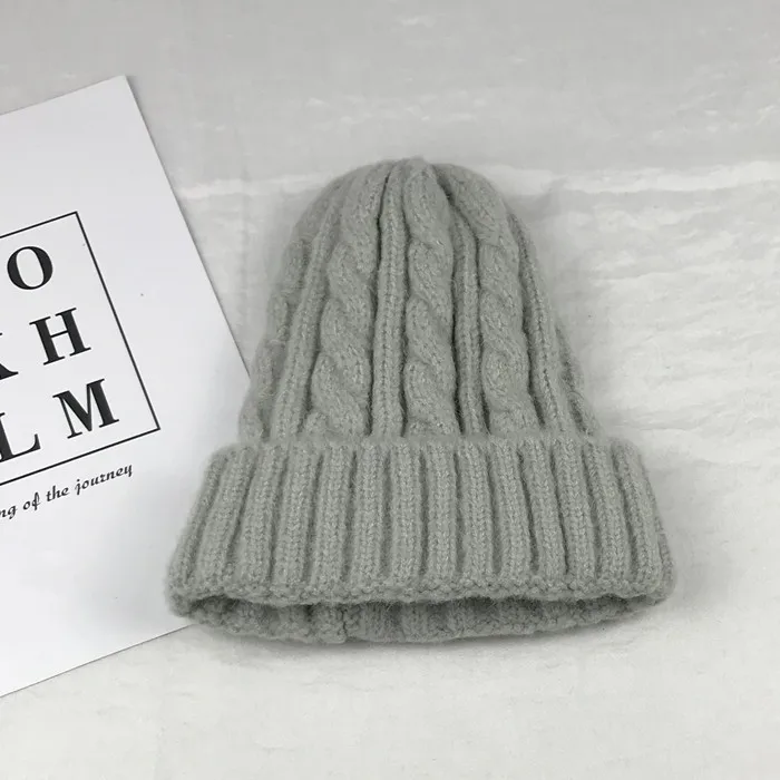 Светло-серый Шапочки Кепка унисекс s зимние Skullies для Кепка унисекс теплые шапочки с зимней шапочкой мужские и женские шапки Beanie шапки зимние - Цвет: Светло-серый