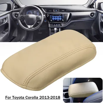 

Fiber Leather Car Console Center Arm Rest Armrest Cover Cushion Protection Mat for Toyota Corolla 2013 2014 2015 2016 - 2018