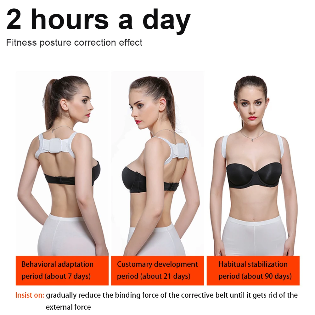 Unisex Posture Corrector Correction Humpback Straightener Orthotics Back Brace Belt Orthopedic Posture Corset