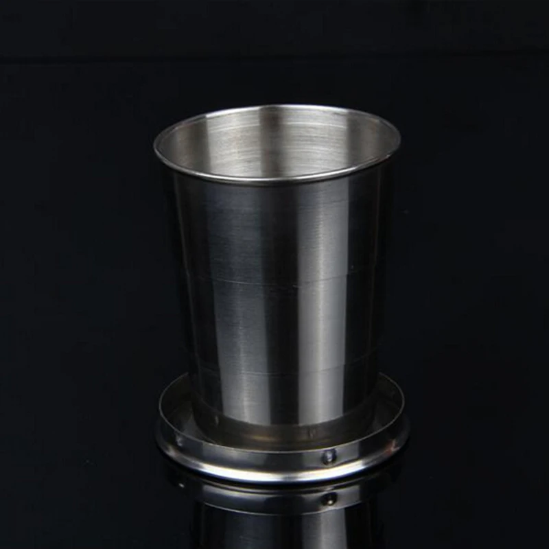 Folding Collapsible Stainless Steel Cup Travel Camping Outdoor 75/150/250ml 2018 |