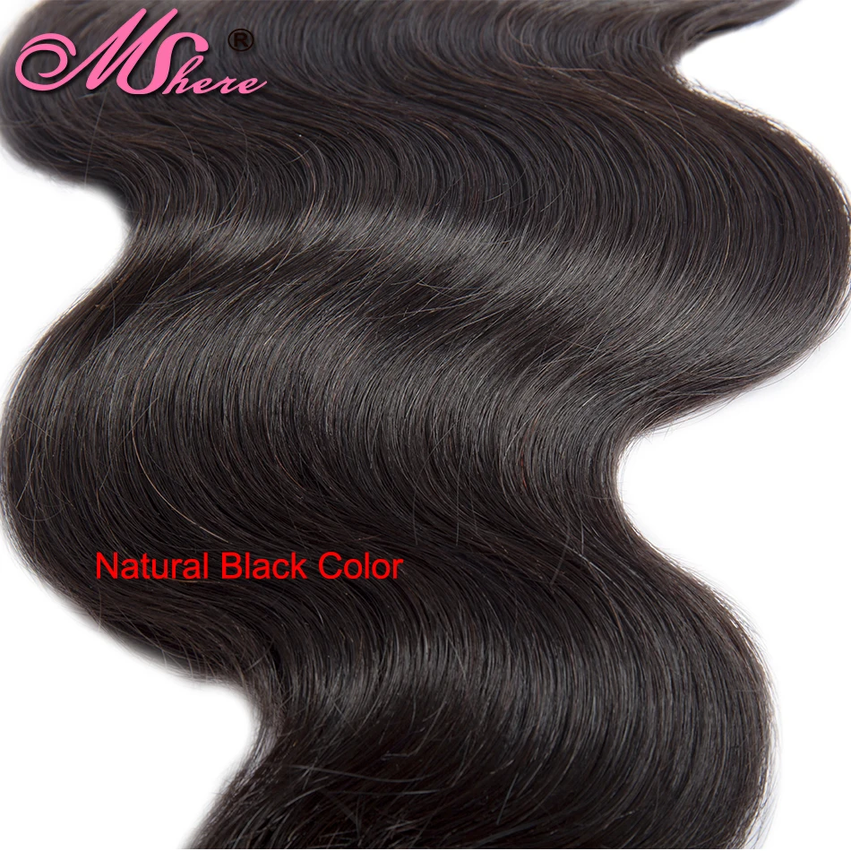 Mshere Brazilian hair body wave hair weave hair strands Natural Color 100% human hair weave 3/4 pieces Non Remy Hair Extensions Mshere Brazilian hair body wave hair weave hair strands Natural Color 100% human hair weave 3/4 pieces Non Remy Hair Extensions